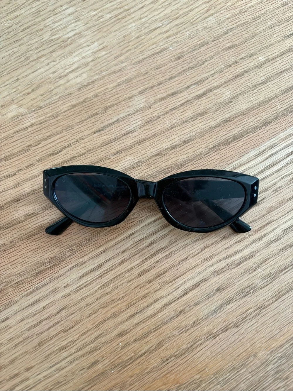 Black Cat-Eye Sunglasses